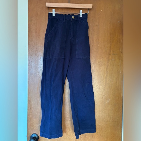 Big bud press petite work pants in navy - Picture 6 of 7